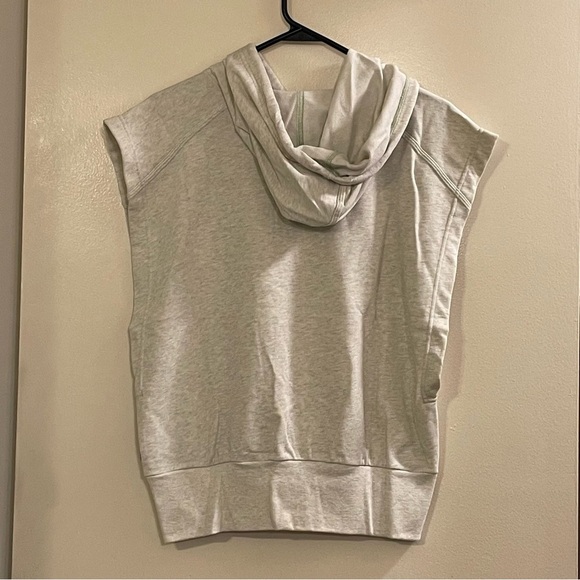 ADIDAS Studio Lounge Hooded Tee in Botanic Green - Picture 8 of 11